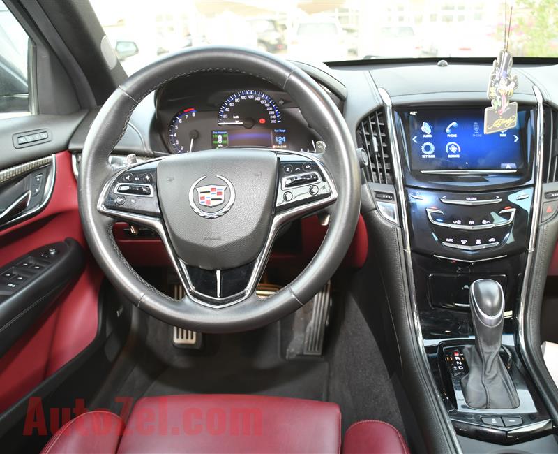 CADILLAC ATS 3.6- 2014- GRAY- 66 000 KM- GCC SPECS