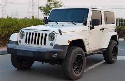 JEEP WRANGLER SAHARA- 2017- WHITE- 28 000 KM- GCC SPECS