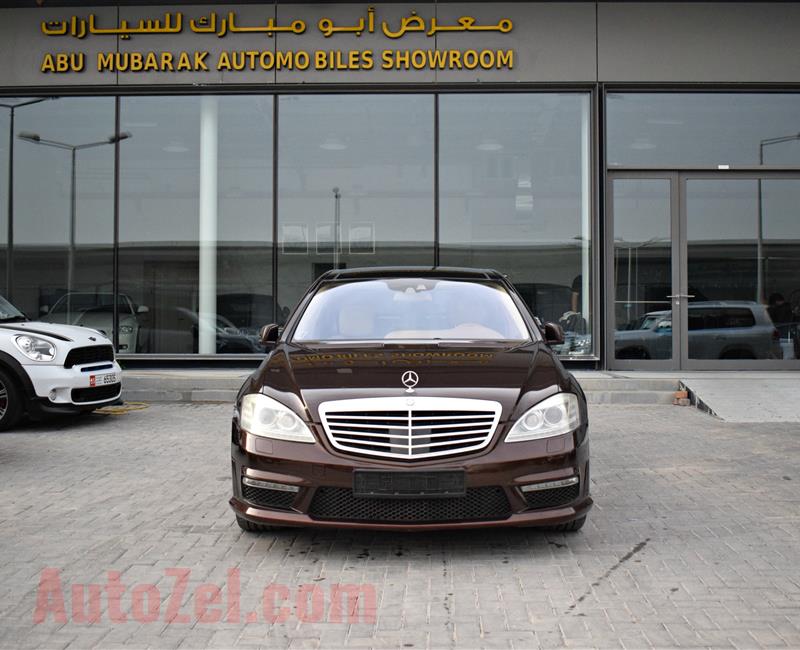 MERCEDES-BENZ S500, V8- 2010- BROWN- 200 000 KM- GCC