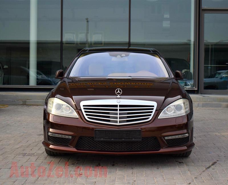 MERCEDES-BENZ S500, V8- 2010- BROWN- 200 000 KM- GCC