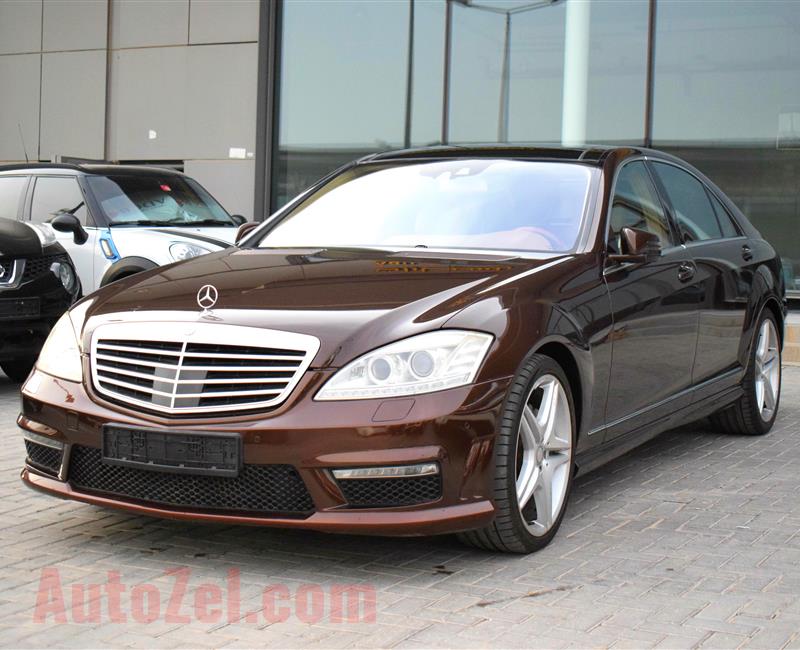 MERCEDES-BENZ S500, V8- 2010- BROWN- 200 000 KM- GCC