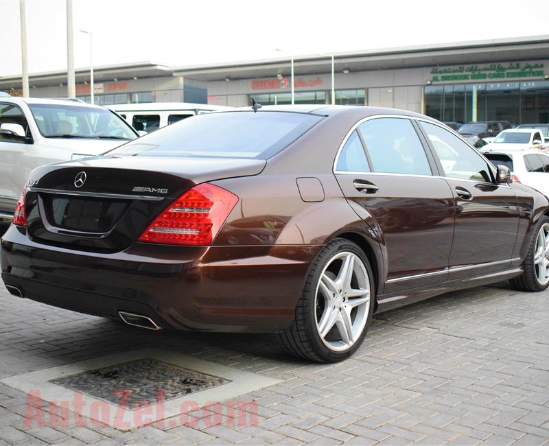 MERCEDES-BENZ S500, V8- 2010- BROWN- 200 000 KM- GCC