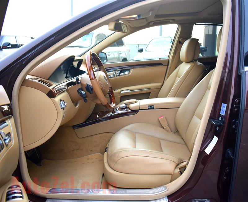 MERCEDES-BENZ S500, V8- 2010- BROWN- 200 000 KM- GCC