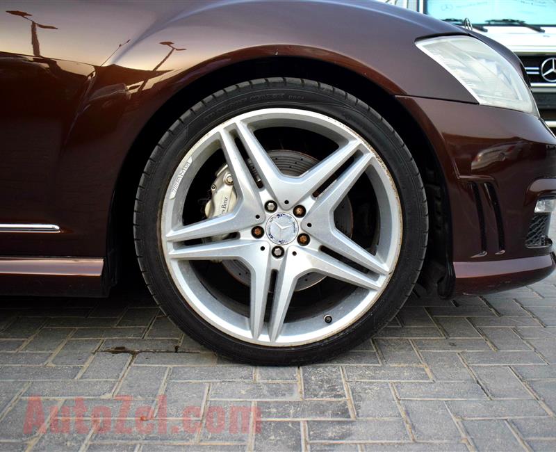 MERCEDES-BENZ S500, V8- 2010- BROWN- 200 000 KM- GCC