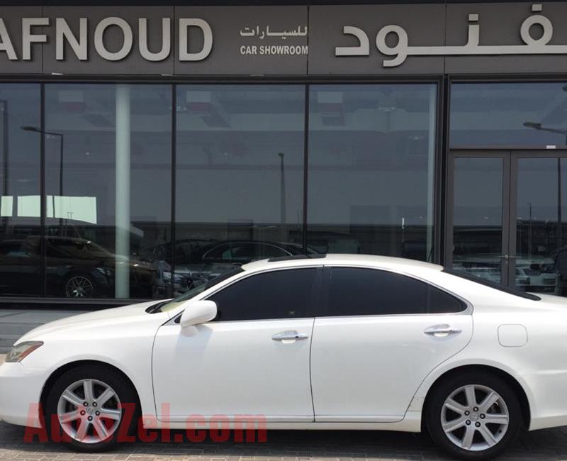 LEXUS ES350- 2008- WHITE- 261 000 KM- GCC SPECS