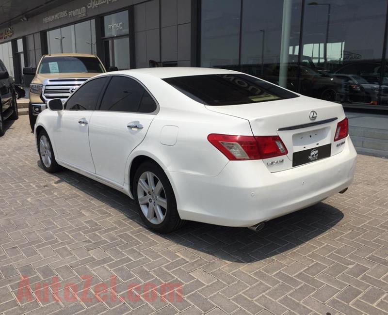 LEXUS ES350- 2008- WHITE- 261 000 KM- GCC SPECS