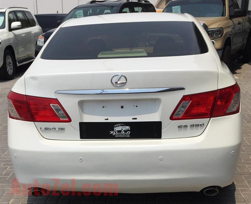 LEXUS ES350- 2008- WHITE- 261 000 KM- GCC SPECS