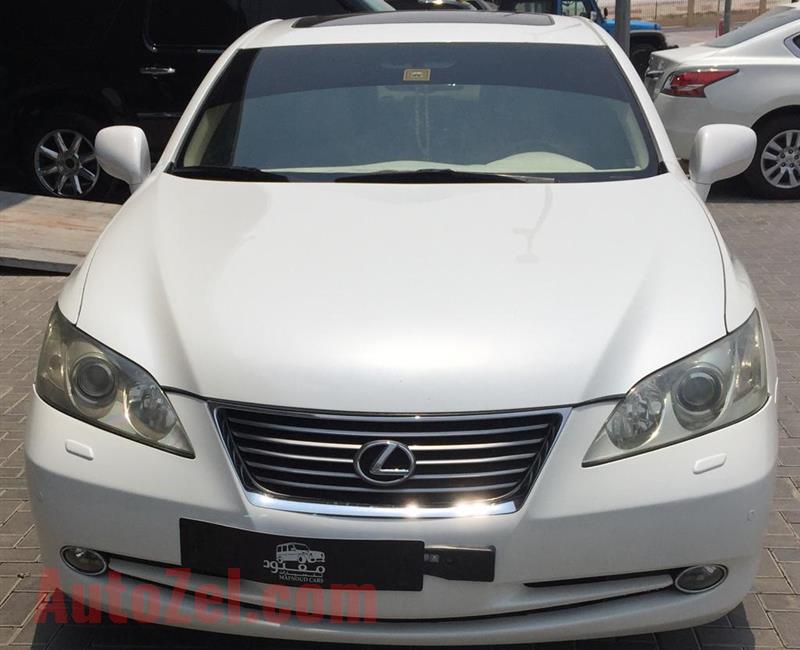 LEXUS ES350- 2008- WHITE- 261 000 KM- GCC SPECS