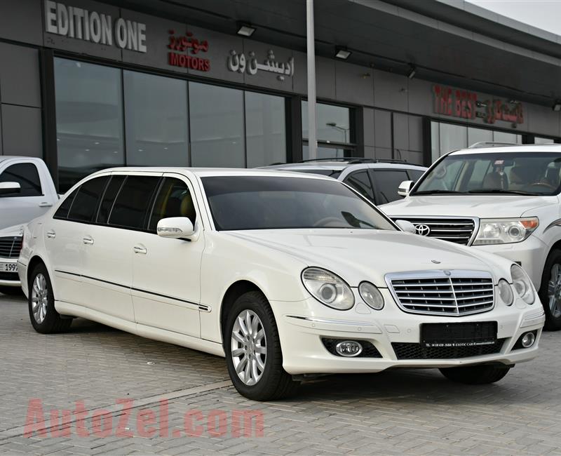 MERCEDES BENZ E350 MODEL 2009 - WHITE - 38,000 KM - V6 - GCC 