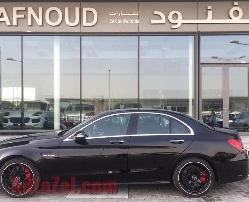 MERCEDES-BENZ C63- 2017- BLACK- 20 000 KM- AMERICAN SPECS