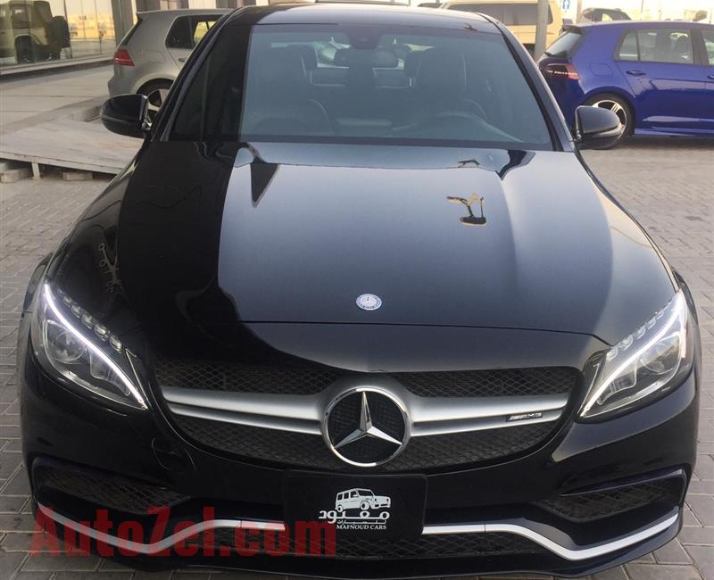 MERCEDES-BENZ C63- 2017- BLACK- 20 000 KM- AMERICAN SPECS