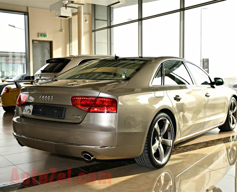 AUDI A8L 3.0 MODEL 2013 - GOLD - 235,000 KM - V6 - GCC 