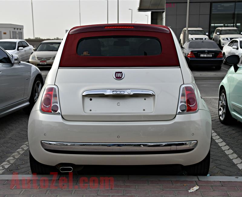 FIAT C500 MODEL 2013 - WHITE - 74,000 KM - V4 - GCC 