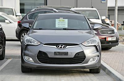 HYUNDAI VELOSTER MODEL 2015 - GREY - 85,000 KM - V4 - GCC 