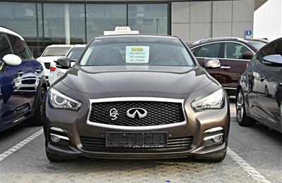 INFINITI Q50 MODEL 2016 - BROWN - 104,000 KM - V4 - GCC 