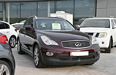 INFINITI QX50 MODEL 2015 - MAROON - 115,000 KM - V6 - GCC 