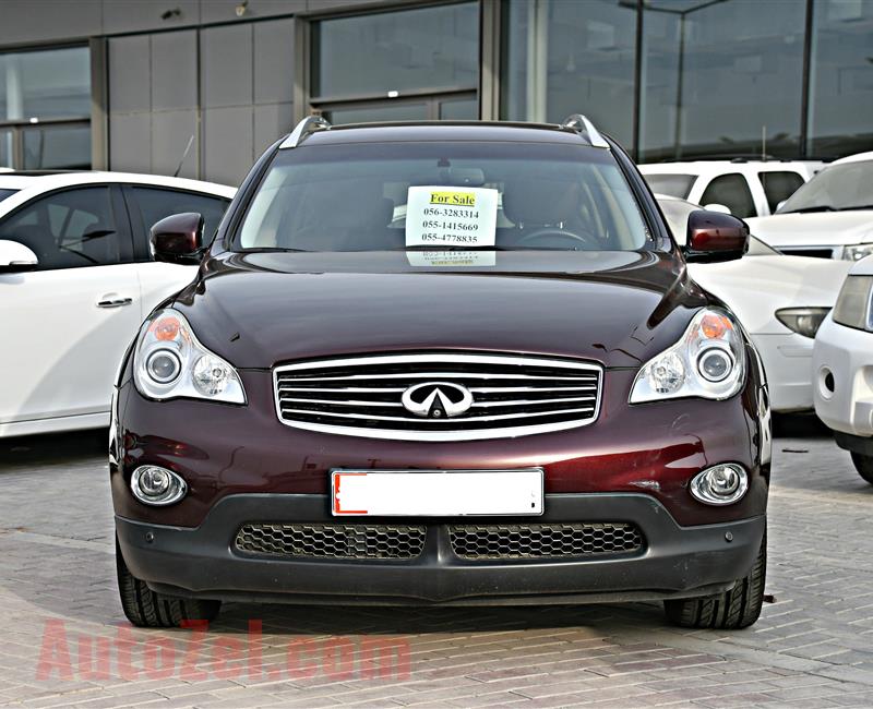 INFINITI QX50 MODEL 2015 - MAROON - 115,000 KM - V6 - GCC 