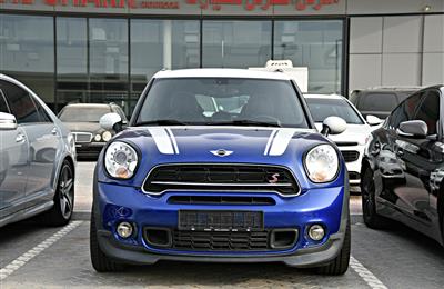 MINI COOPER ( COUNTRY MAN ) MODEL 2015 - BLUE - 25,000 KM...