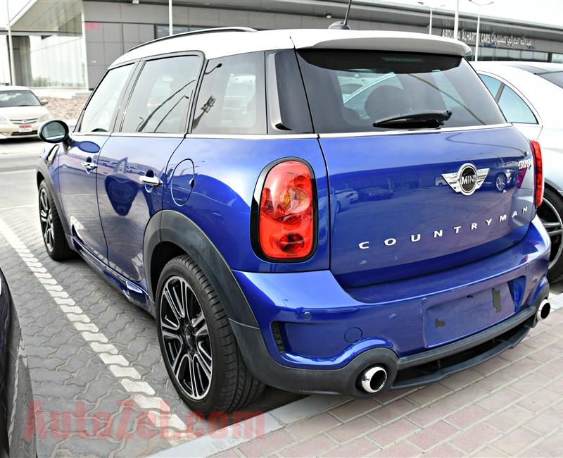 MINI COOPER ( COUNTRY MAN ) MODEL 2015 - BLUE - 25,000 KM - V4 - GCC 