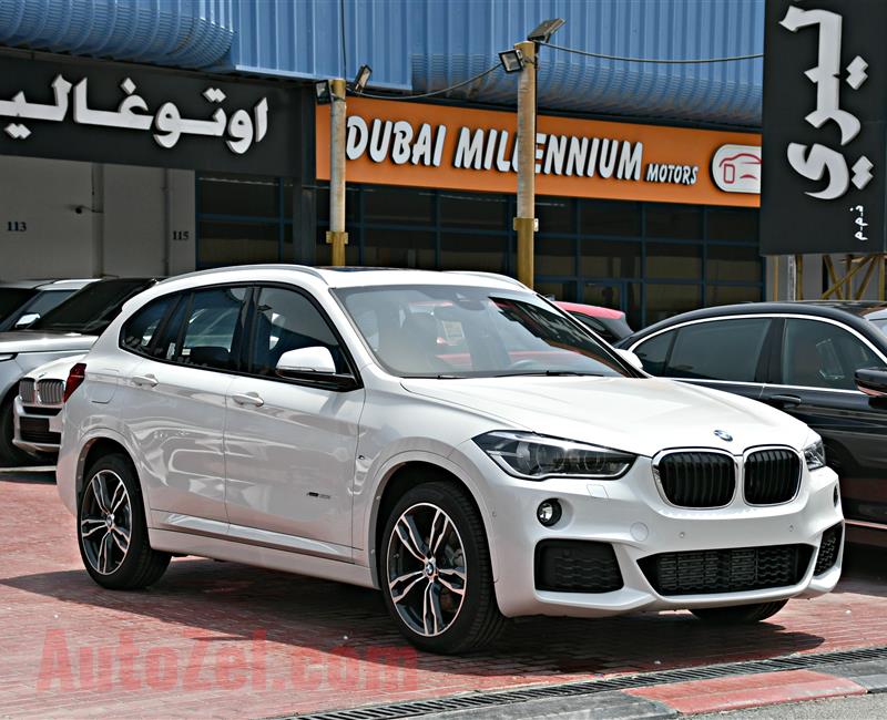 BMW X1 2.5 FULLOPTION MODEL 2018 - WHITE - ZERO KM - V4 - GCC 