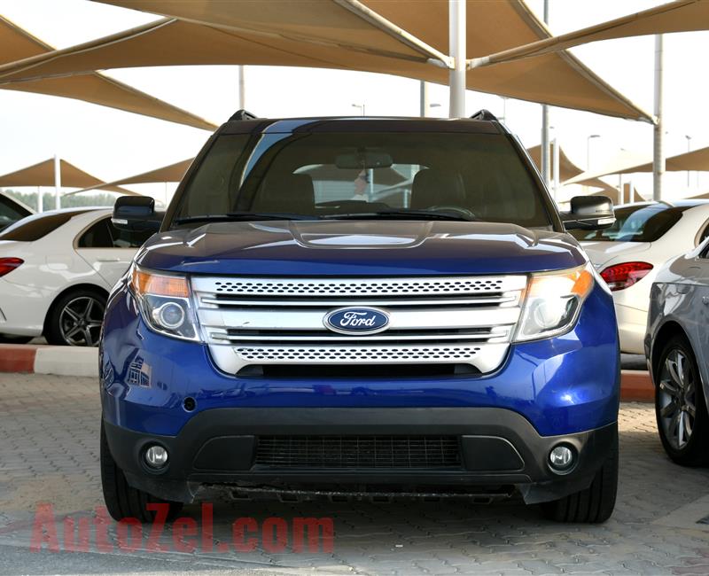 FORD EXPLORER XLT, V6- 2013- BLUE- 191 000 KM- GCC