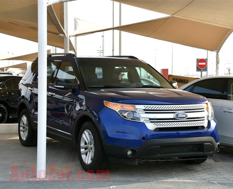 FORD EXPLORER XLT, V6- 2013- BLUE- 191 000 KM- GCC