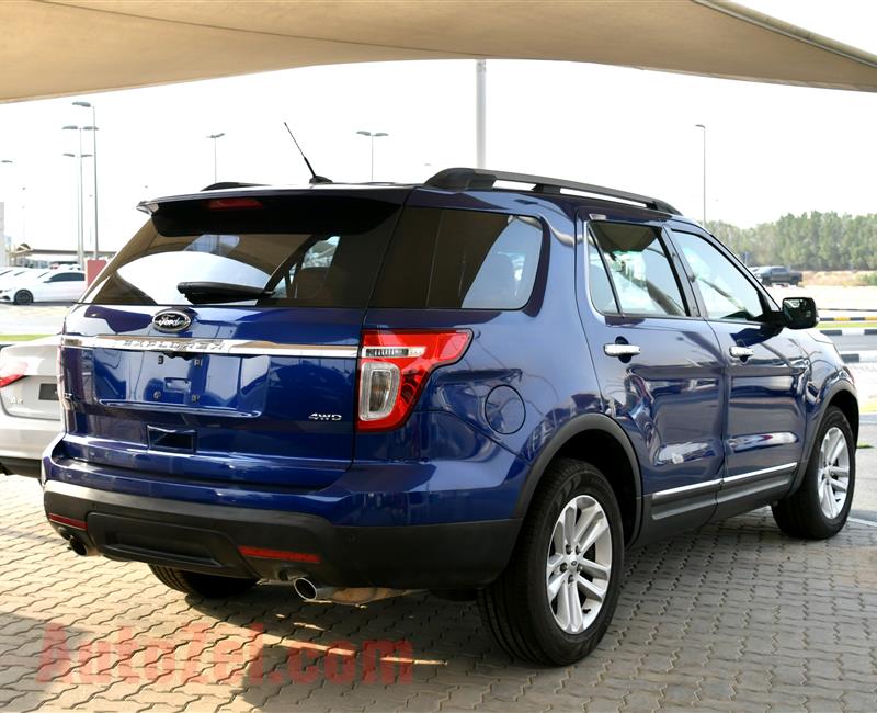 FORD EXPLORER XLT, V6- 2013- BLUE- 191 000 KM- GCC