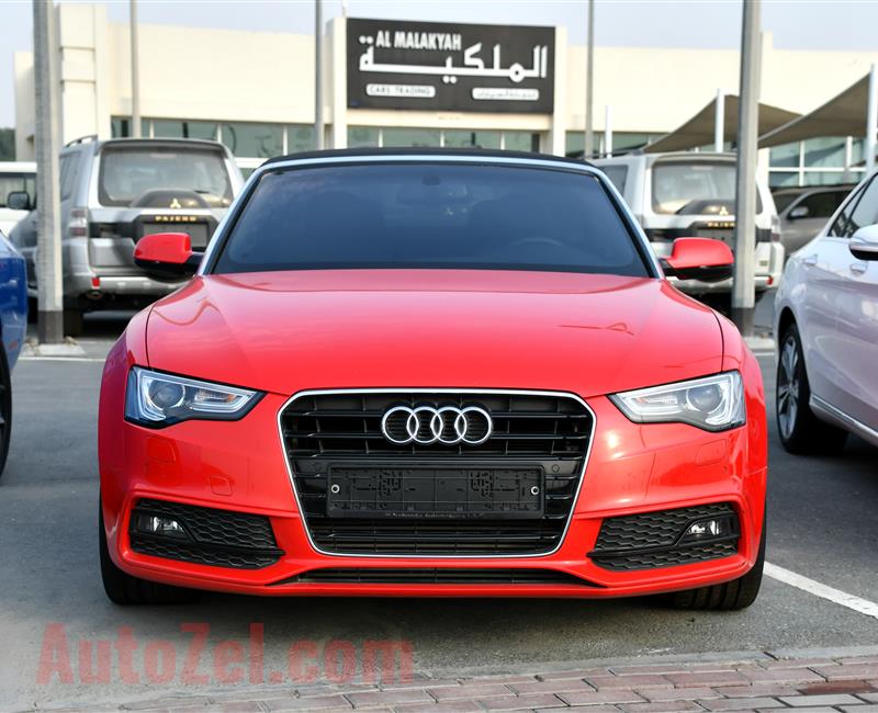 AUDI A5 35 TFSI, V4- 2015- RED- 57 000 KM- GCC