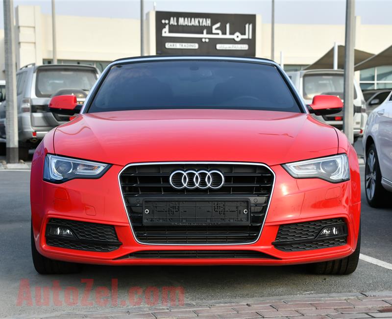 AUDI A5 35 TFSI, V4- 2015- RED- 57 000 KM- GCC