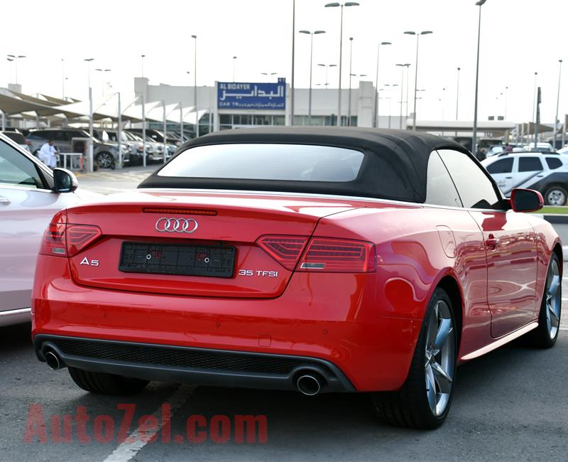 AUDI A5 35 TFSI, V4- 2015- RED- 57 000 KM- GCC