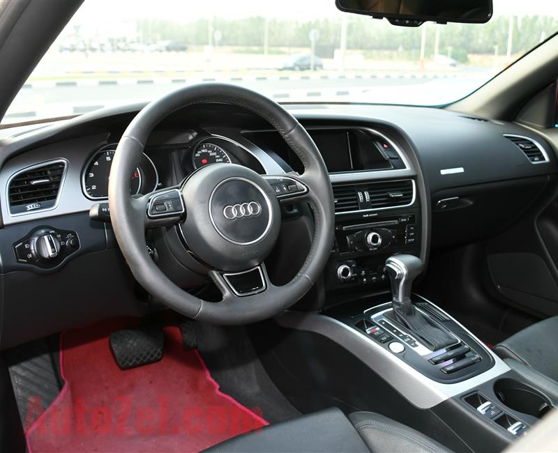 AUDI A5 35 TFSI, V4- 2015- RED- 57 000 KM- GCC