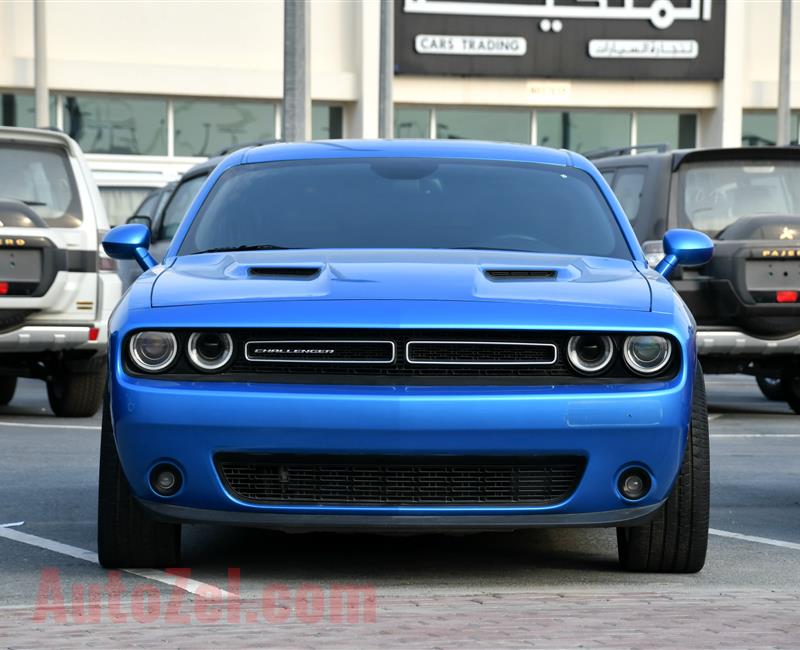 DODGE CHALLENGER, V6- 2015- BLUE- 113 000 KM- GCC