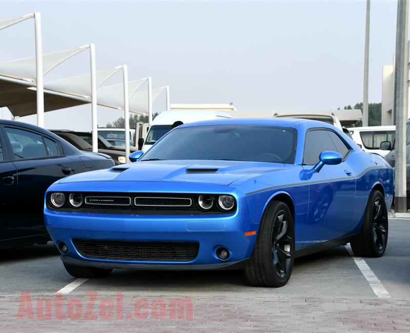 DODGE CHALLENGER, V6- 2015- BLUE- 113 000 KM- GCC