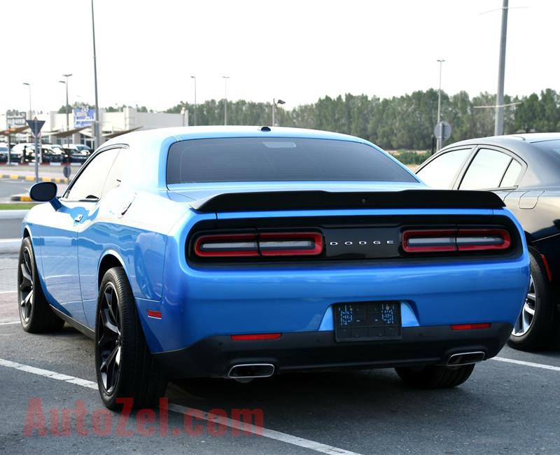 DODGE CHALLENGER, V6- 2015- BLUE- 113 000 KM- GCC