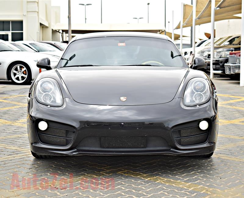 PORSCHE CAYMAN S MODEL 2014 - BLACK - 153,000 KM  - V6 - GCC 