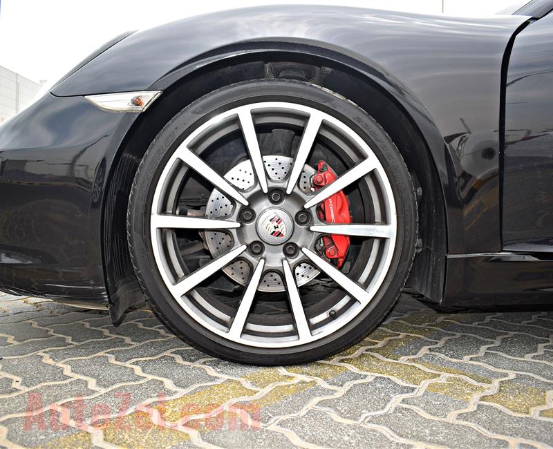 PORSCHE CAYMAN S MODEL 2014 - BLACK - 153,000 KM  - V6 - GCC 