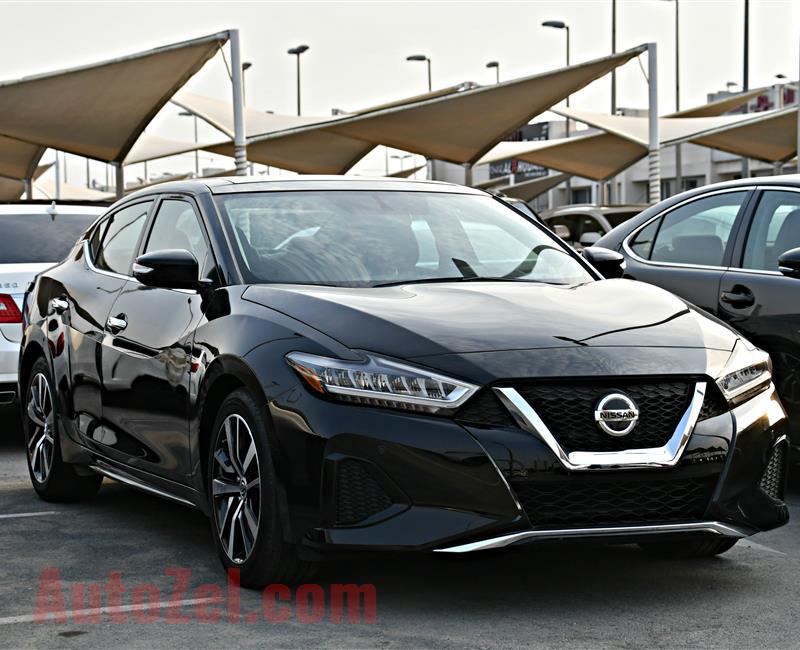 NISSAN MAXIMA SL MODEL 2019 - BLACK - 4000 MILEAGE - CAR SPECS IS AMERICAN 