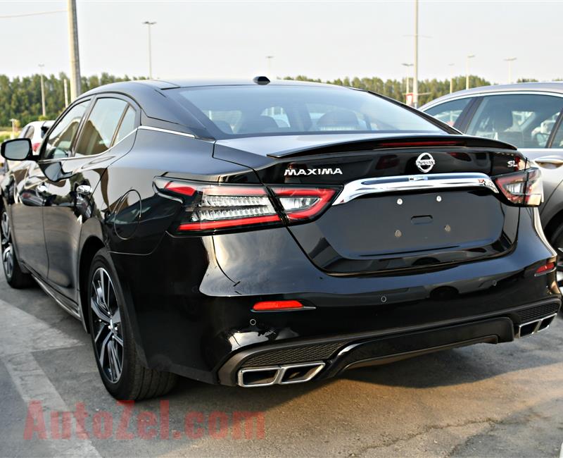 NISSAN MAXIMA SL MODEL 2019 - BLACK - 4000 MILEAGE - CAR SPECS IS AMERICAN 