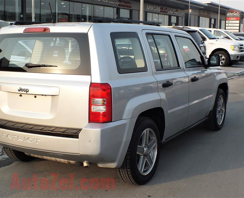 JEEP PATRIOT- 2009- SILVER- 119 000 KM- GCC SPECS