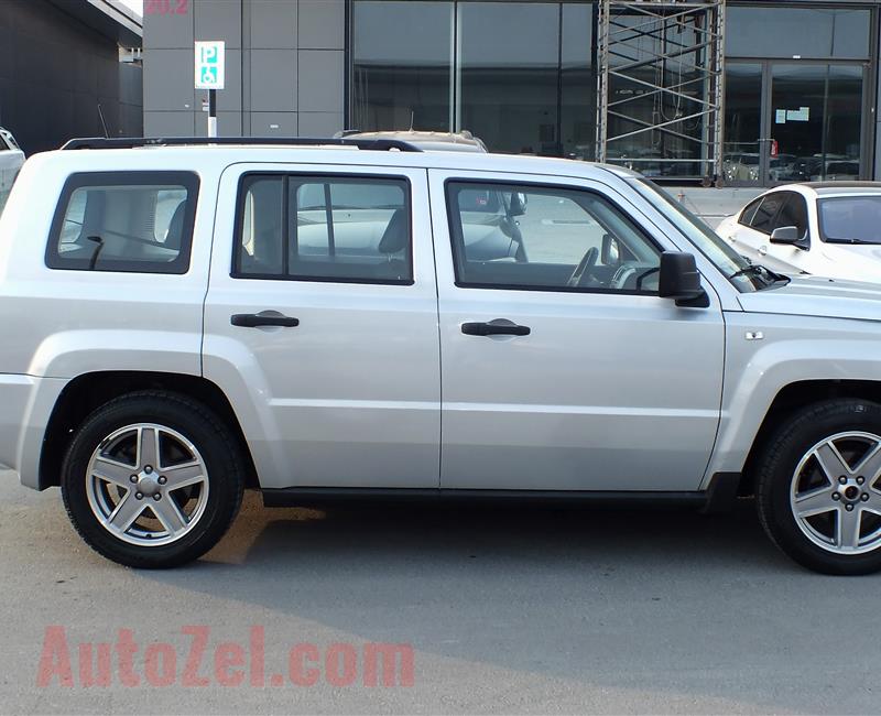 JEEP PATRIOT- 2009- SILVER- 119 000 KM- GCC SPECS