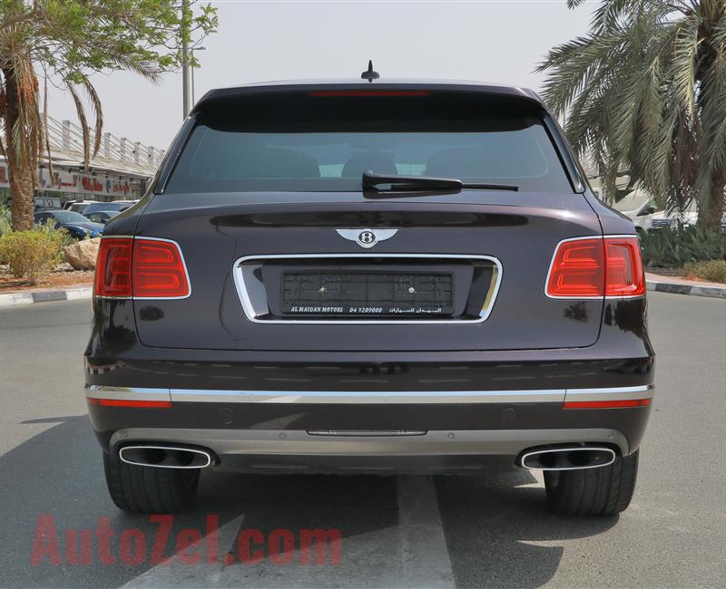 BENTLEY BENTAYGA- 2017- 18 000 KM ONLY- GCC SPECS