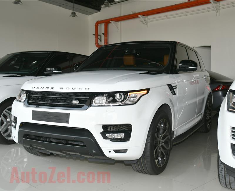 RANGE ROVER SPORT SUPERCHARGED, V8- 2014- WHITE- 160 000 KM- GCC