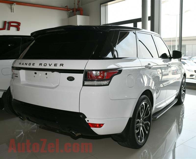 RANGE ROVER SPORT SUPERCHARGED, V8- 2014- WHITE- 160 000 KM- GCC