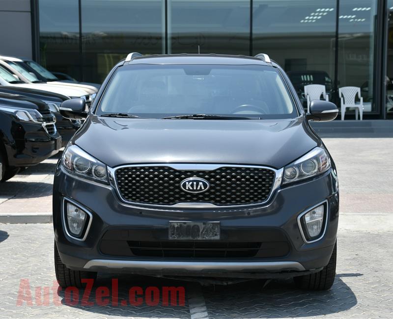 KIA SORENTO, V6- 2016- GREY- 67 000 KM- GCC