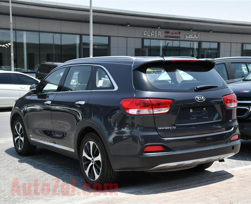 KIA SORENTO, V6- 2016- GREY- 67 000 KM- GCC