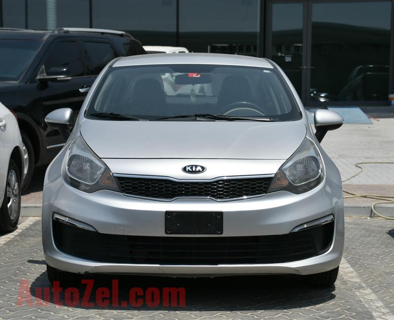 KIA RIO, V4- 2016- SILVER- 53 000 KM- GCC