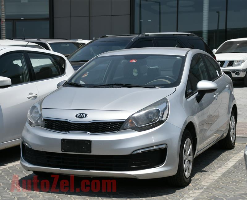 KIA RIO, V4- 2016- SILVER- 53 000 KM- GCC