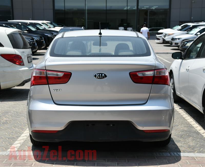 KIA RIO, V4- 2016- SILVER- 53 000 KM- GCC