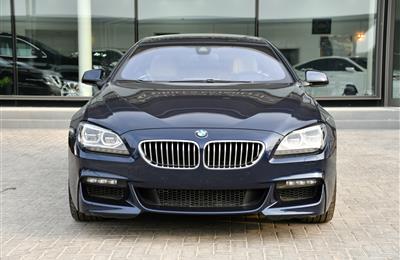 BMW 650i- 2014- BLUE- 174 000 KM- GCC