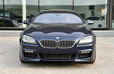 BMW 650i- 2014- BLUE- 174 000 KM- GCC